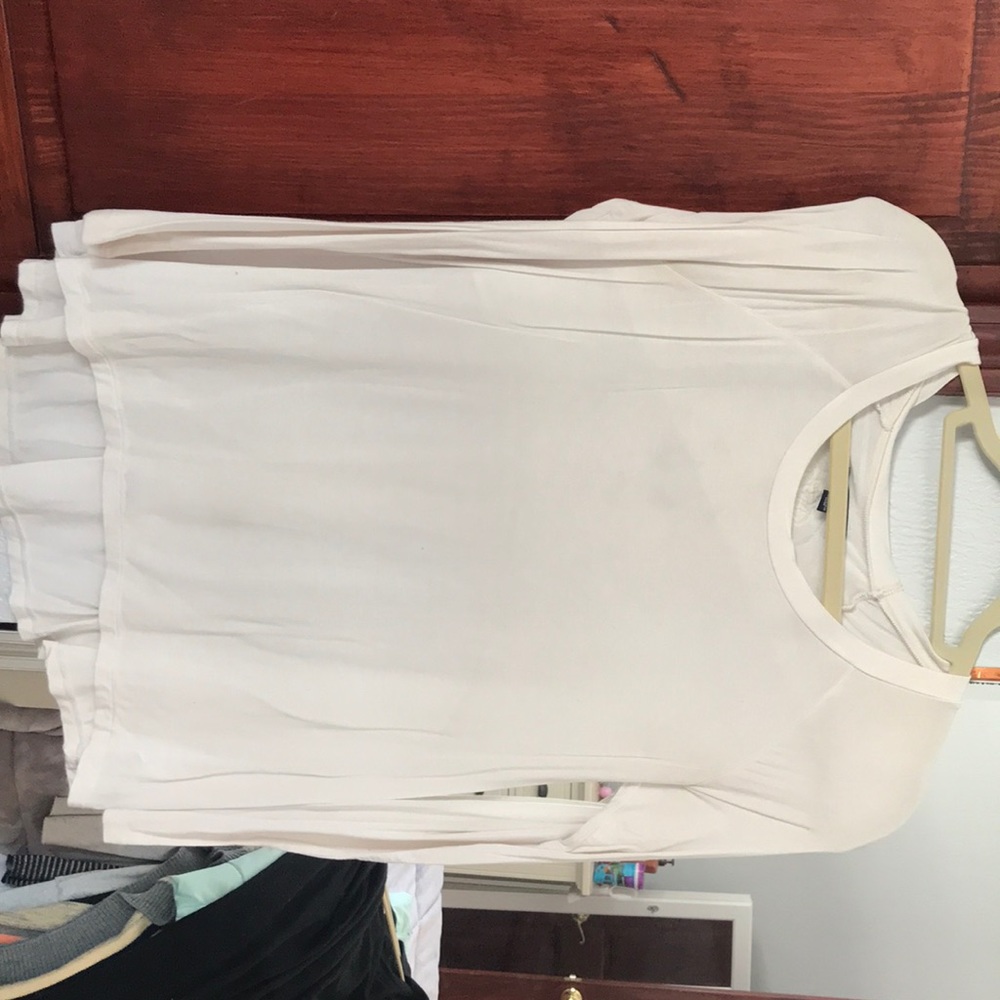 Cream shirt with back design